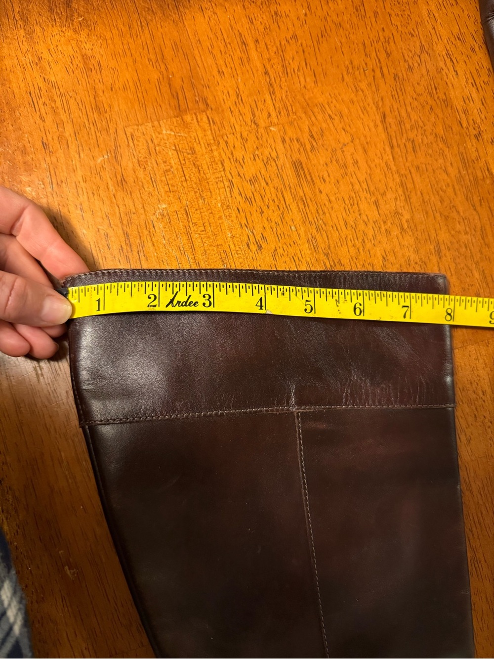 J. Crew Women's Tall Leather Boots - Cordovan Brown - Picture 5 of 7